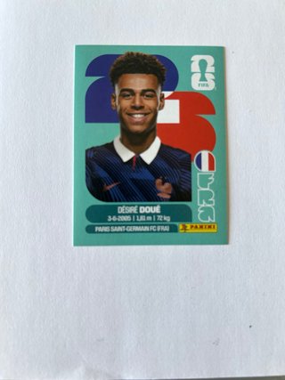 Cromo Panini Désiré Doué- Francia mundial 2026