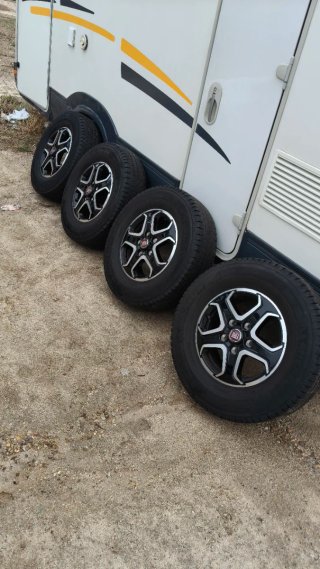4 Llantas con neumáticos Michelin Fiat Ducato Camp