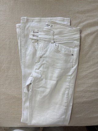 Pantalones Campana Blancos y pantalones de regalo