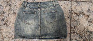 Falda Pantalón Vaquera Azul