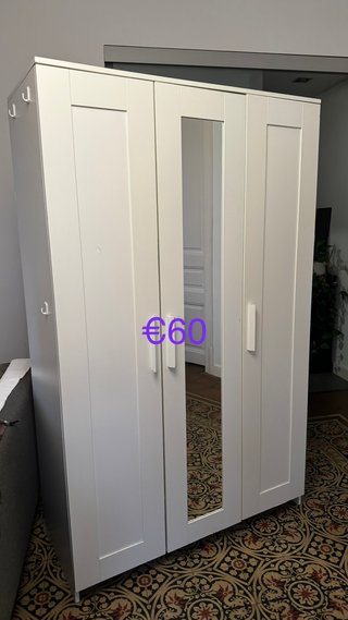 Armario Ikea Blanco con Espejo