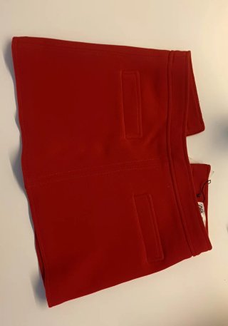 Falda mini Zara Roja Talla S