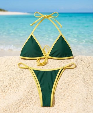 Bikini Verde y Amarillo