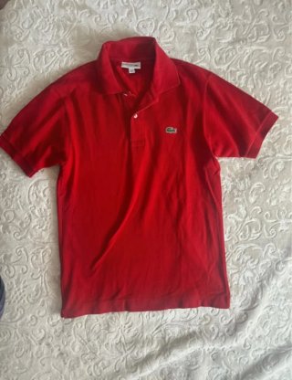 Polo Lacoste Rojo Talla XS