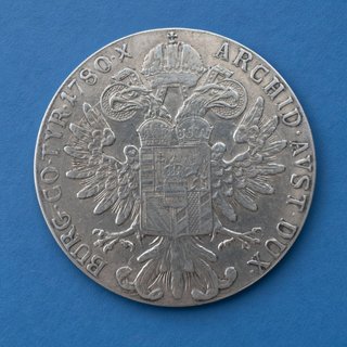 Moneda de Plata Maria Theresia Thaler 1780