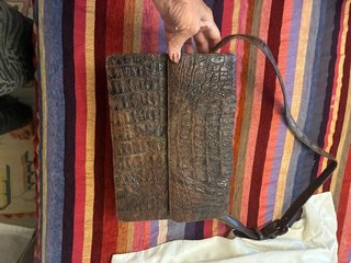 Bolso Marrón piel de cocodrilo
