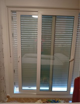 Balconera PVC Schüco + persiana + Climalit