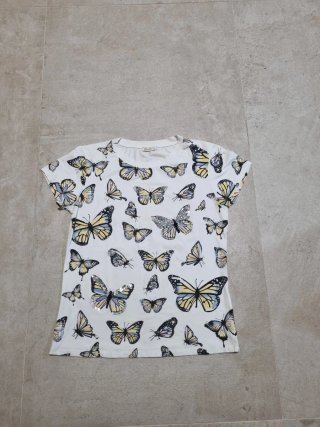 Camiseta Fracomina con estampado de mariposas