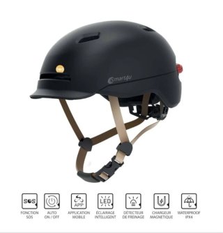 Smart4U SH50U Casco Inteligente LED con SOS