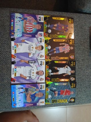 Lote de 7 Cartas de Fútbol Adrenalyn XL
