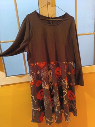 Disfraz Vestido de punto manga larga Halloween