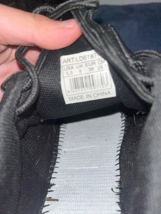Zapatillas Deportivas Negras Talla 38