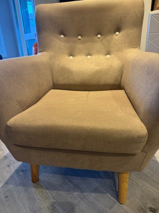Butaca Sillón Beige