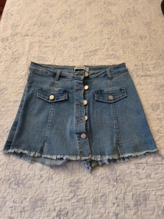 Falda pantalón vaquera azul My Generation