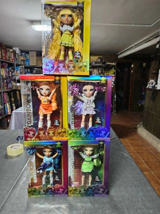 Set de 5 Muñecas Rainbow High Cheer