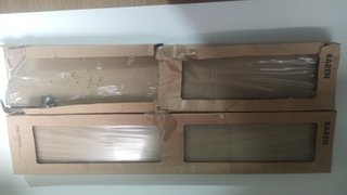 2 Estantes cristal Baren de Ikea