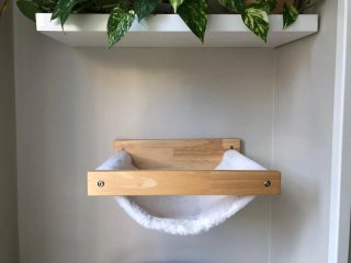 Hamaca de Pared para Gato. Comprada en Amazon.