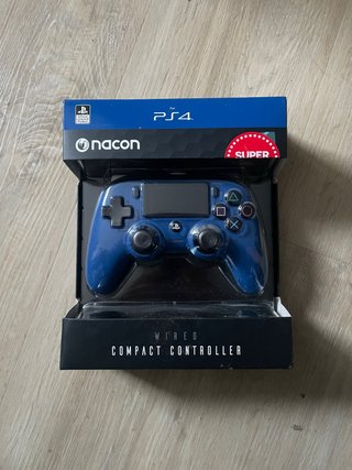 Mando Nacon Compact Controller Azul para PS4