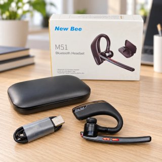 Auricular Bluetooth New Bee M51 con Estuche