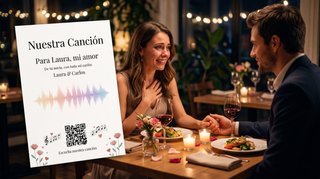 Canción Personalizada. Regalo Express QR PDF 24h