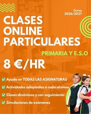 CLASES ONLINE PARTICULARES