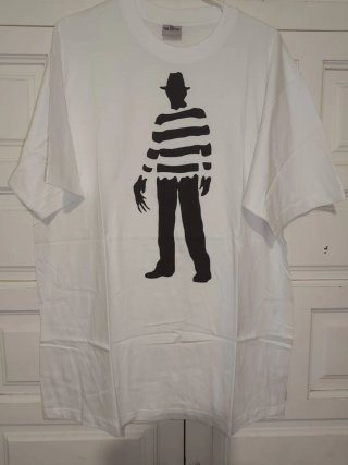 Camiseta Freddy Krueger Blanca Talla XXL