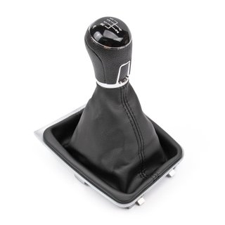 Cuero Palanca De Cambio Perilla Funda para VW Golf