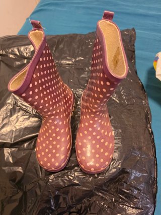Botas de agua para niña número 31