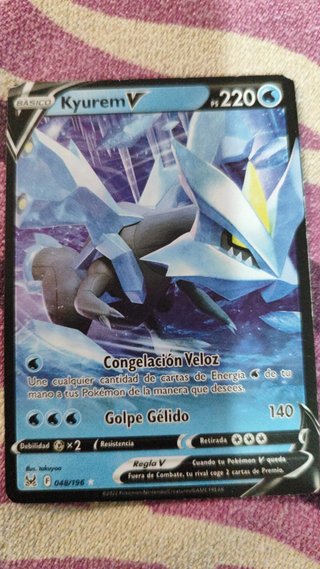 Carta Pokémon Kyurem V 048/196