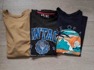 Lote 3 Camisetas Chico Talla XS