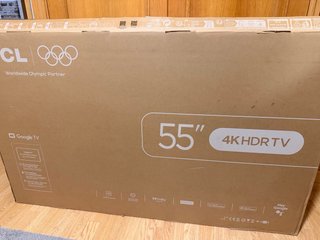 TV TCL 55 4K HDR