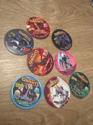 Lote de 8 Tazos Gormiti