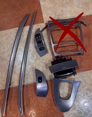 Molduras Interiores Cromadas Mercedes W209 CLK