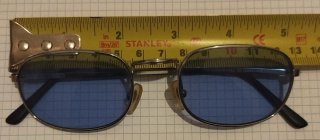 Gafas de Sol Metálicas con Lentes Azules