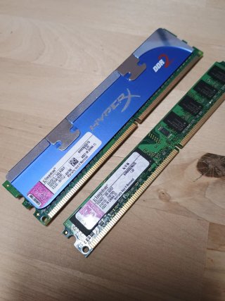 Lote Memorias RAM DDR2 Kingston 3GB