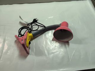 Lámpara Flexo Rosa con Pinza