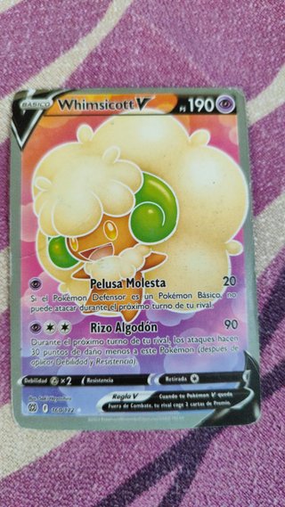 Carta Pokémon Whimsicott V 160/172