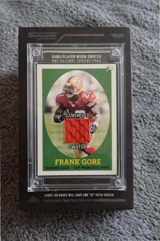 Frank Gore 49ers - Carta Panini con parche de...