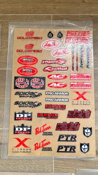 Set de Pegatinas Motocross y Quad