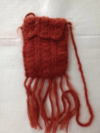 Bolso de lana artesanal