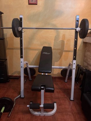 Banco de Pesas Physionics con Soporte