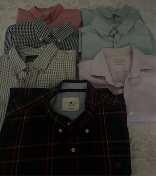 Lote de 7 camisas de hombre