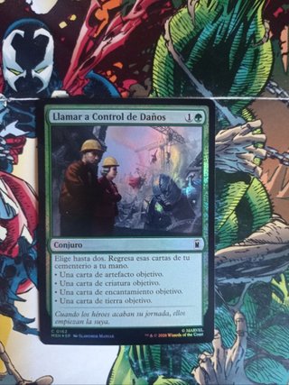 Carta Magic: Llamar a Control de Daños (Foil)