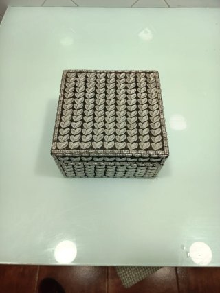 Caja Joyero Decorativa Plateada