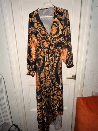 Vestido Estampado Versace