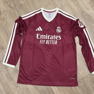 Tercera equipación Real Madrid manga larga