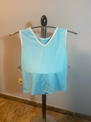 Camiseta deportiva turquesa