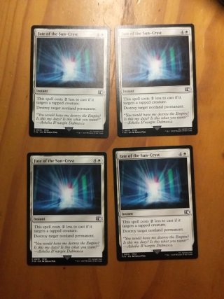 4 Cartas Fate of the Sun-Cryst