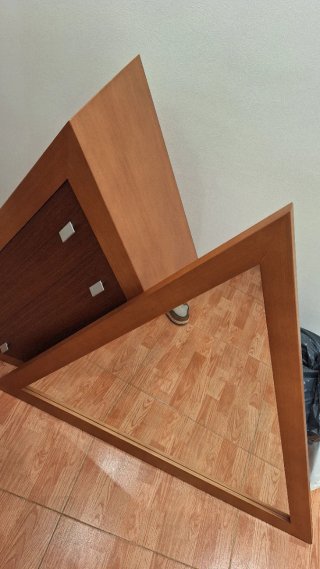 Conjunto recibidor espejo +mueble