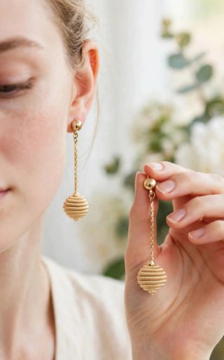 Pendientes Largos Plateados
